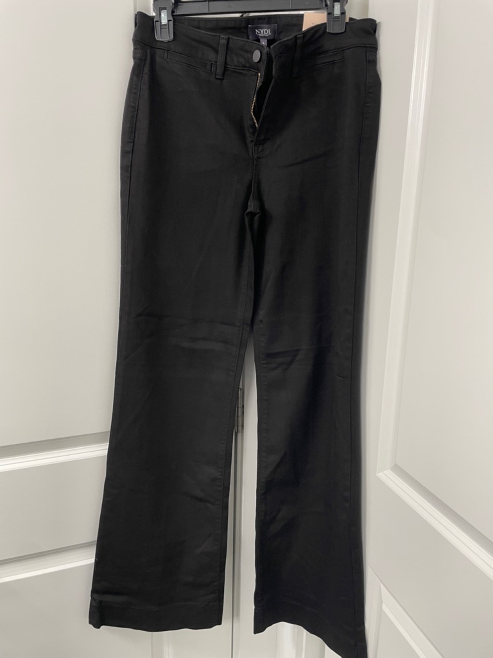 NYDJ Women's Black Flare Jeans